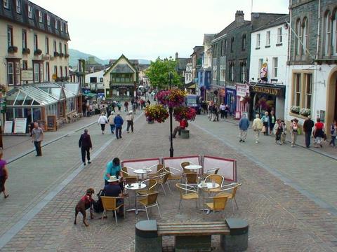 The Main mall in Keswick